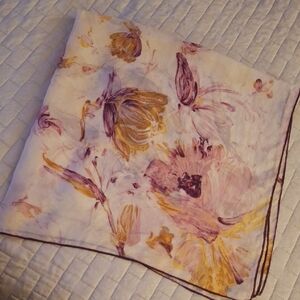 Vintage Floral Scarf